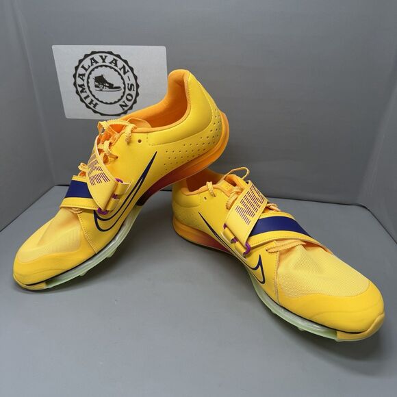 Nike Air Zoom Long Jump Elite Citron Pulse Indigo Burst Men Size 12 FZ9326-800 main image 5